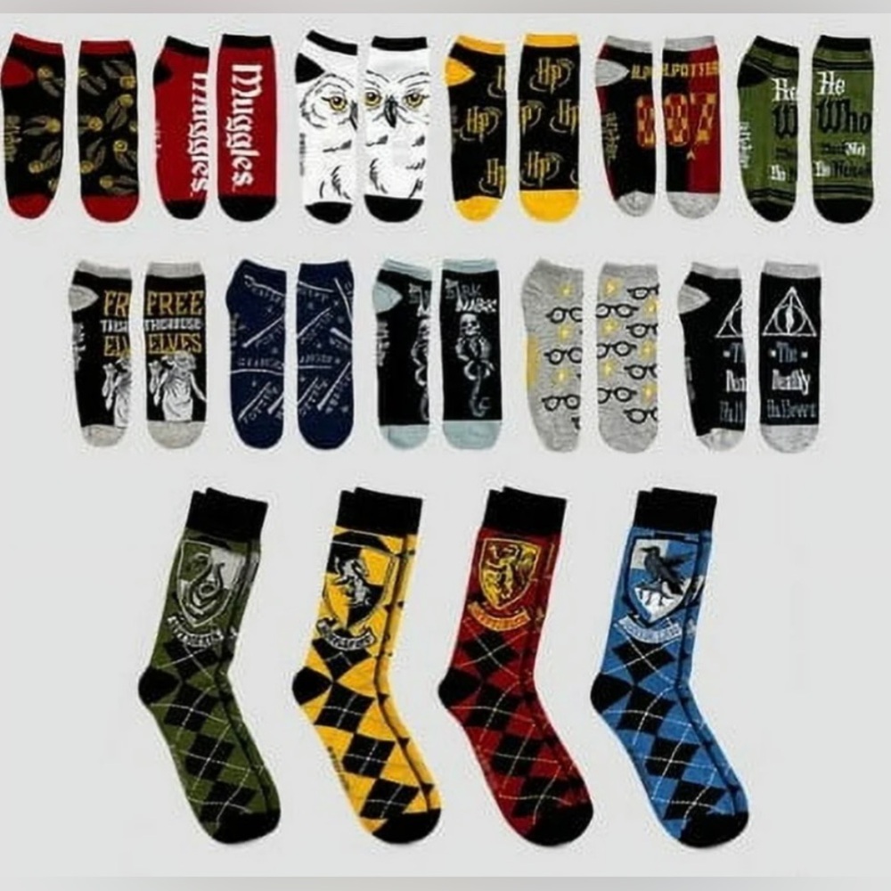 15 Days of Socks Harry Potter